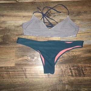 Two piece bathing suit